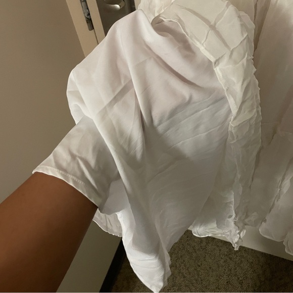 45” White Tara Lengha Skirt (XS) (BNWT) - Picture 8 of 16